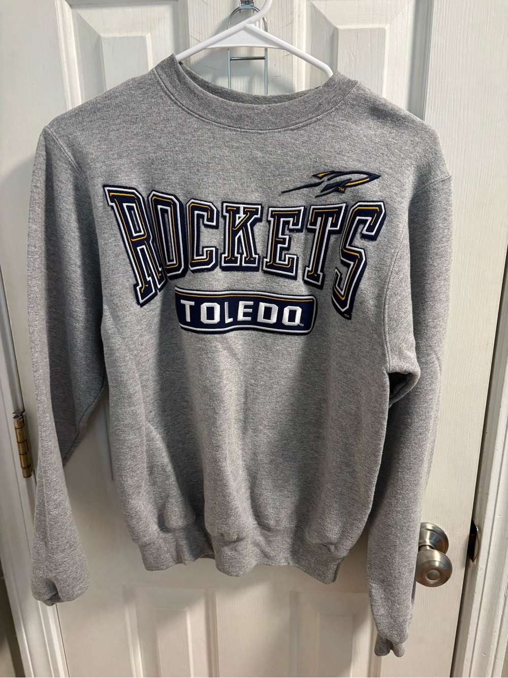 ⁠Champion Eco Fleece Toledo Rockets Sweatshirt Grey XS